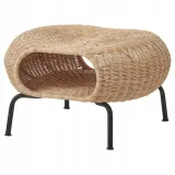 ikea-gamlehult-podnozek-ze-schowkiem-rattanowy