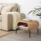ikea-gamlehult-podnozek-ze-schowkiem-rattanowy-stan-nowy