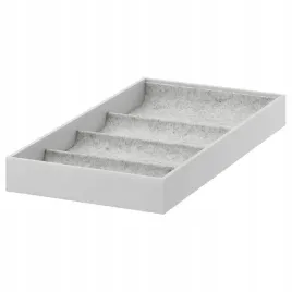 ikea-komplement-wklad-z-4-przegrodkami-szary-25x53