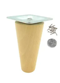 noga-drewniana-bukowa-10-cm-stozek-lakier-bezbarwny-z-mocowaniem