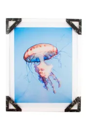 obraz-w-ramie-ars-longa-meduza-na-tle-oceanu-53-x-43-cm