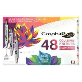 zestaw-pisakow-akrylowych-dwustronnych-graphit-go-48-kol