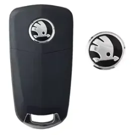 znaczek-emblemat-aluminium-do-skoda-14mm-kluczyk-pilot