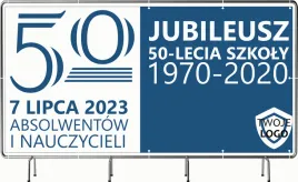 baner-reklamowy-200x100cm-projekt-gratis-jubileusz-50-lecie-szkoly