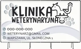 baner-reklamowy-oczkowany-100x50cm-duzo-wzorow-klinika-weterynaryjna