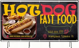 baner-reklamowy-oczkowany-100x50cm-projekt-gratis-hot-dog-fast-food