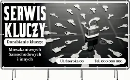 baner-reklamowy-100x50cm-projekt-gratis-oczkowany-serwis-kluczy