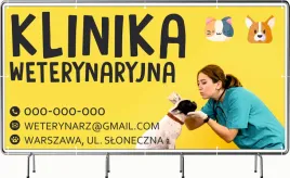 baner-reklamowy-130x80cm-rozne-wzory-oczkowany-klinika-weterynaryjna