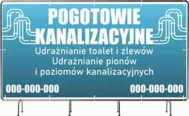 baner-reklamowy-300x150cm-projekt-gratis-rozny-wzor-pogotowie-kanalizacyjne