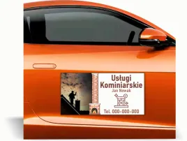 magnes-na-samochod-reklama-magnetyczna-60x30-uslugi-kominiarsie-nazwisko