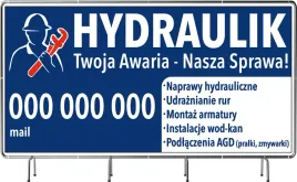 reklamowy-baner-z-oczkami-hydraulik-naprawy-montaz-serwis-100x50-cm