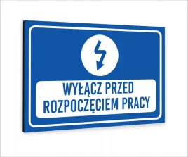 tabliczka-znak-informacyjny-nadruk-20x15-wylazc-pzred-rozpozceciem-pracy