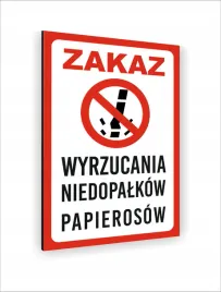 tabliczka-znak-informacyjny-dibond-30x20-zakaz-wyrzucania-niedopalkow