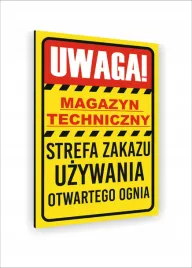tabliczka-znak-informacyjny-dibond-nadruk-uv-40x30-uwaga-magazyn-techniczny