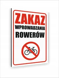 tabliczka-znak-informacyjny-dibond-40x30-zakaz-wprowadzania-rowerow