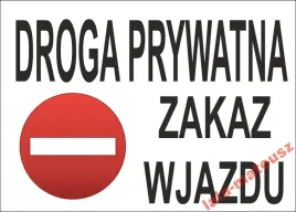 tabliczka-znak-drogra-prywatna-zakaz-wjazdu-stop