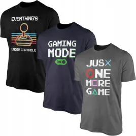 koszulki-meskie-dla-chlopaka-gracza-3-x-t-shirt-koszulka-100percent-bawelna-3pak