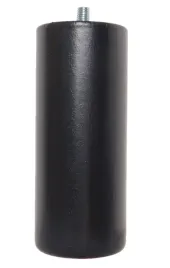 noga-drewniana-nozka-meblowa-walec-fi-50mm-czarny-lakier-h120mm-sruba-m8