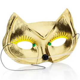 maska-karnawalowa-zloty-kotek