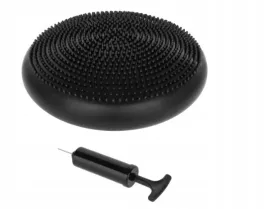poduszka-sensoryczna-do-cwiczen-spokey-czarna-33-cm-pompka-w-zestawie