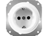 gniazdo-gniazdko-scienne-2p-z-schuko-retro-ceramic-bez-ramki-biale