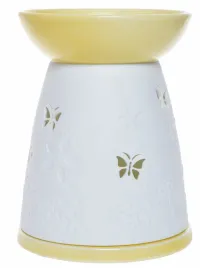 kominek-na-olejek-porcelanowy-w-motylki-zolty