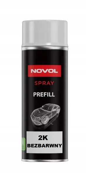 2K BEZBARWNY POŁYSK Z UTWARDZACZEM KLAR NOVOL LAKIER SPRAY 400ML