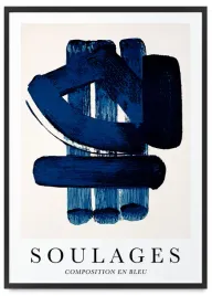 plakat-abstrakcja-soulages-50x70-cm-w-czarnej-ramie