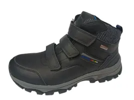 kozaki-r36-botki-chlopiece-zimowe-trapery-buty-czarne-na-rzepy-ocieplane