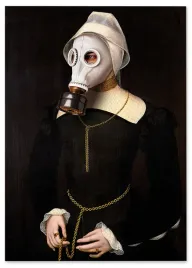 obraz-na-plotnie-portret-maska-gazowa-80x120-cm