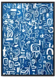 plakat-niebieskie-obrazy-50x70-cm-w-czarnej-ramie