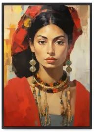 plakat-portret-kobiety-40x50-cm-w-czarnej-ramie