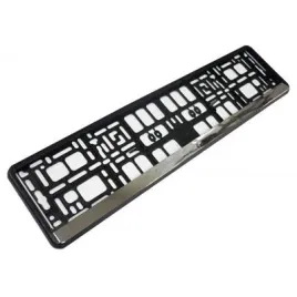 ramka-pod-tablice-rejestracyjna-czarno-srebrna