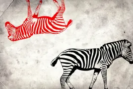 fototapeta-mural-zwierzeta-zebra-konie-cegla-mur