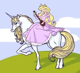 fototapeta-dla-dziecka-unicorn-ksiezniczka-200x130