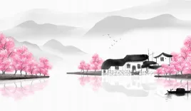 fototapeta-widok-gory-las-we-mgle-jezioro-drzewa