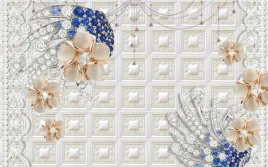 fototapeta-do-sypialni-salonu-zlota-diament