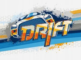 fototapeta-dziecieca-drift-samochod-wyscig-380x256