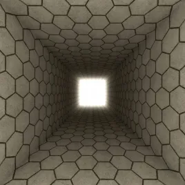 fototapeta-abstrakcja-swiatlo-blask-tunel-3d
