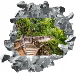 fototapeta-3d-naklejka-samoprzylepna-most-dziura