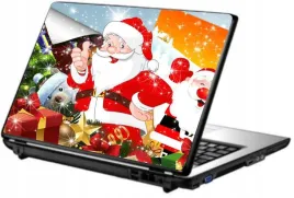 skin-naklejka-naklejki-na-laptopa-mikolaj-swieta