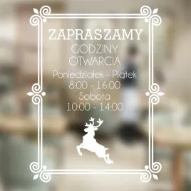 naklejka-zapraszamy-godziny-otwarcia-na-witryne-drzwi-szybe-renifer-35x30