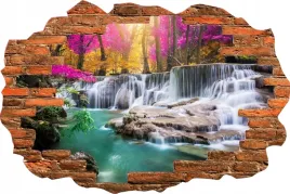 naklejki-scienne-fototapeta-3d-dziura-wodospad