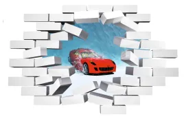 naklejka-samoprzylepna-3d-dziura-samochod-auto