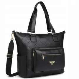 torebka-damska-shopper-czarna-pikowana-pszczolka-elegancka-miejska-duza-a4