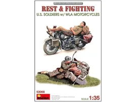 figurki-rest-and-fighting-u-s-soldiers-w-wla-motorcycles-53068-miniart