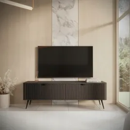 lante-czarna-szafka-rtv-160-cm-2-x-drzwi-ryflowana-czarne-nogi-uchwyty