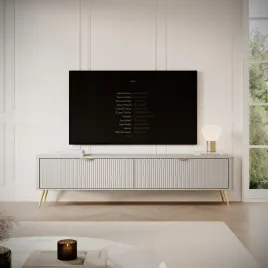 lante-szafka-rtv-200-cm-bez-kaszmir-drzwi-ryflowana-zlote-nogi-uchwyty