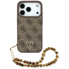etui-do-iphone-17-pro-guess-4g-strap-triangle-logo-magsafe-brazowy