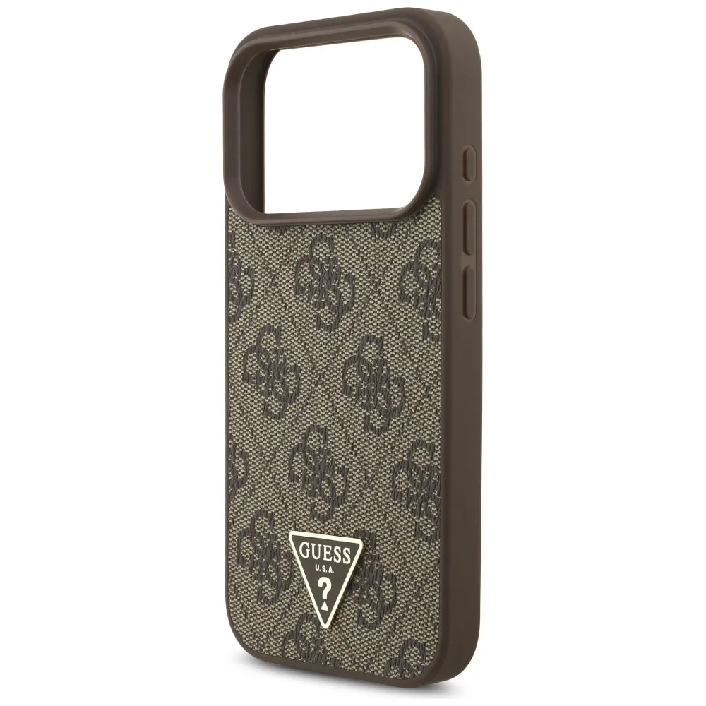 etui-do-iphone-17-pro-guess-4g-strap-triangle-logo-magsafe-brazowy-stan-nowy